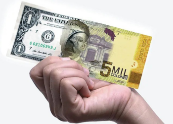 LA REALIDAD DEL VALOR  DE LA MONEDA DE COSTA RICA  FRENTE AL DÓLAR